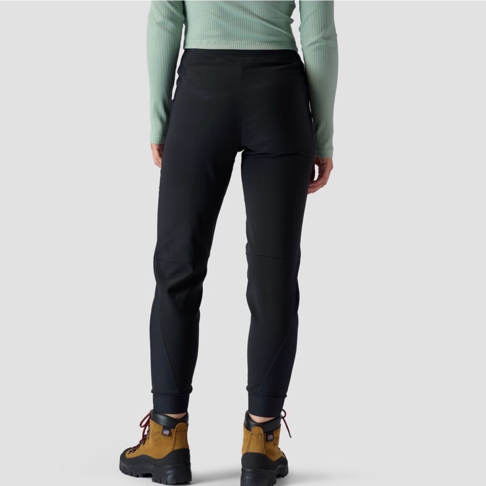Backcountry Softshell Fleece Lined On The Go Pants | Black & Olive | Jogger M - Picture 3 of 11